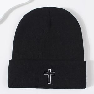 Cross Black Beanie